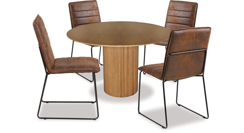 Kashan Dining Table & Kitos Chairs x 4 Kashan Dining Table & Kitos Chairs x 4